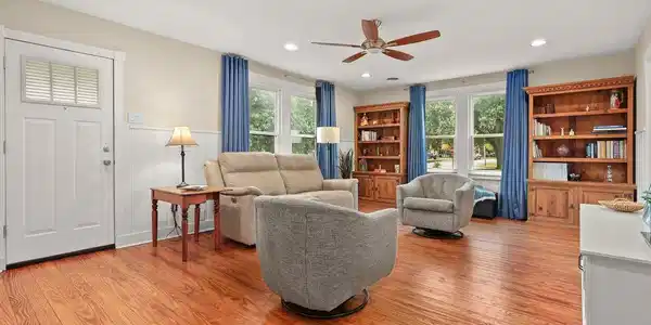 Image 2: Gorgeous Pine Floors Throughout this Home Add Warm