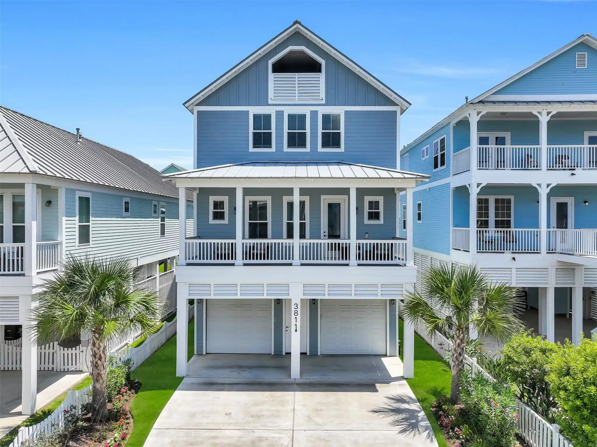 Image 1: Built in 2024, this striking coastal home makes an