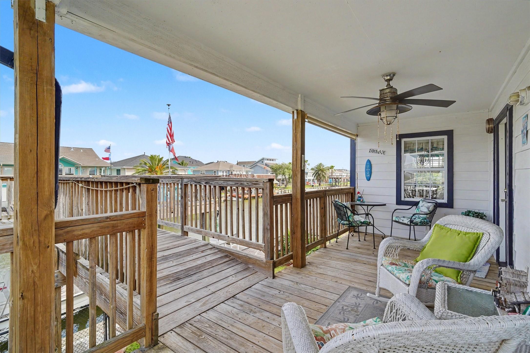 Image 3: Charming covered front porch offers a peaceful spo