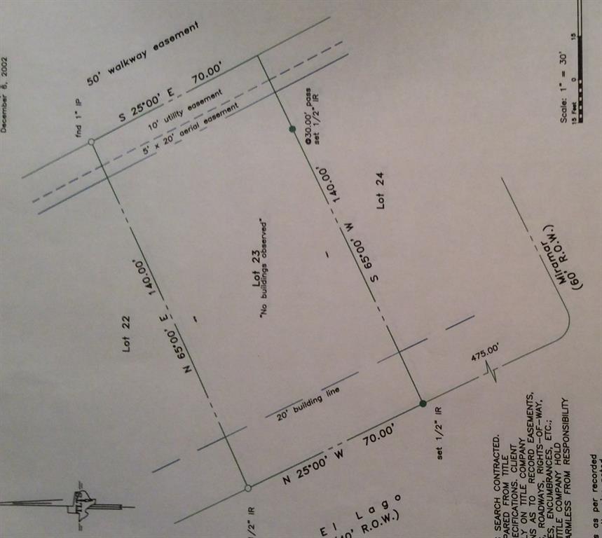 Image 3: Survey of Lot