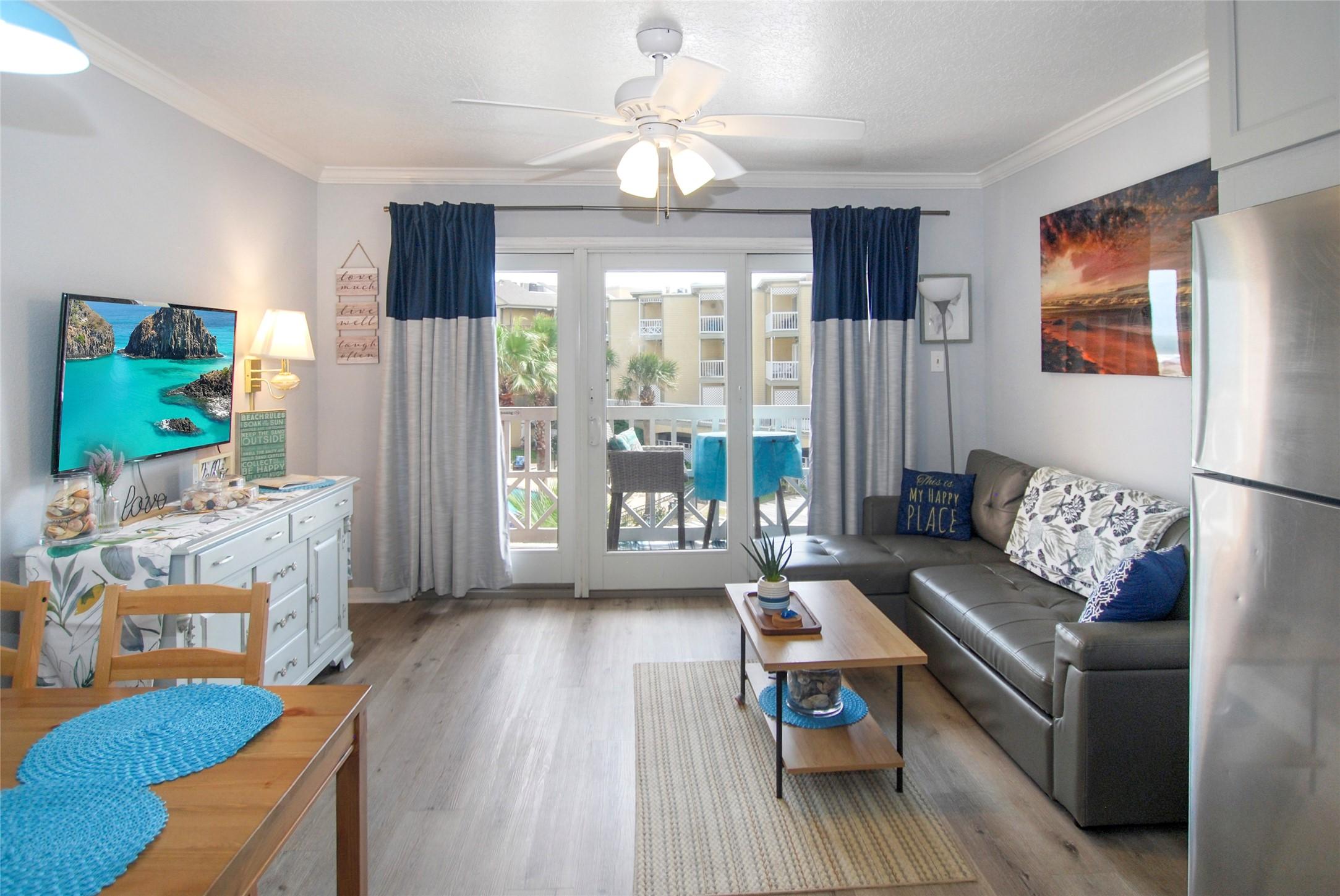 Image 2: This stylishly updated condo is sold turnkey and r