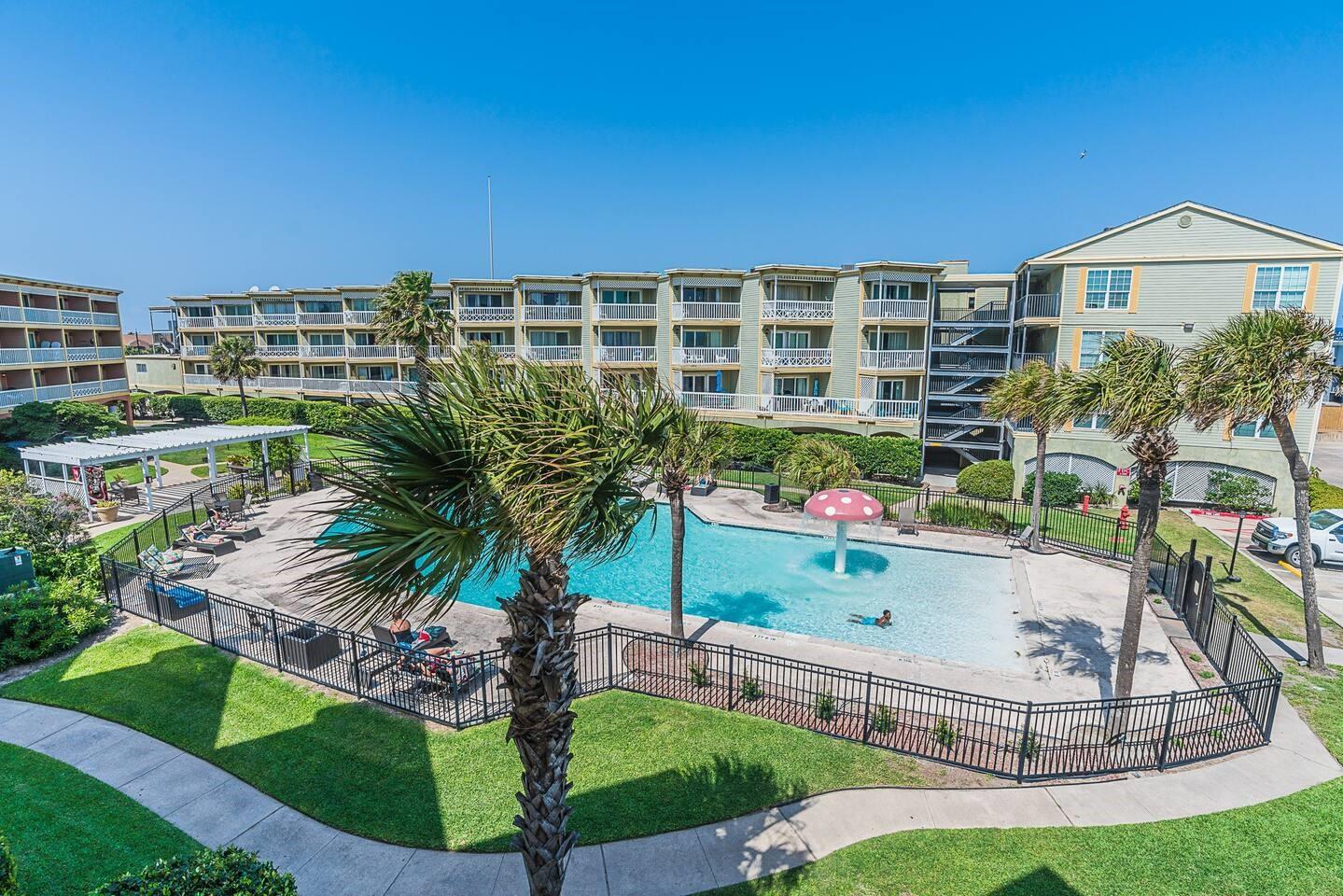 Image 2: Pool View from Balcony