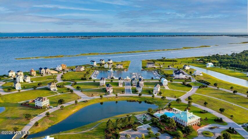 Image 4: Aerial over clubhouseand Marina