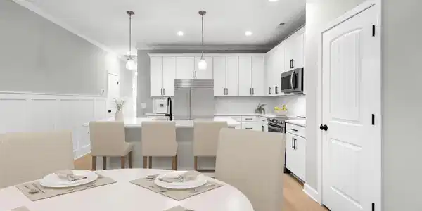 Image 2: Virtually Staged Kitchen/Dining