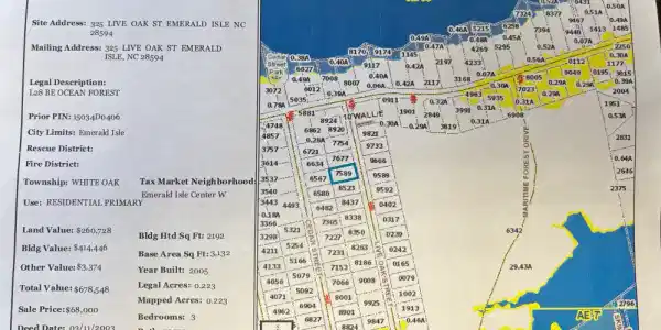 Image 2: tax and flood map