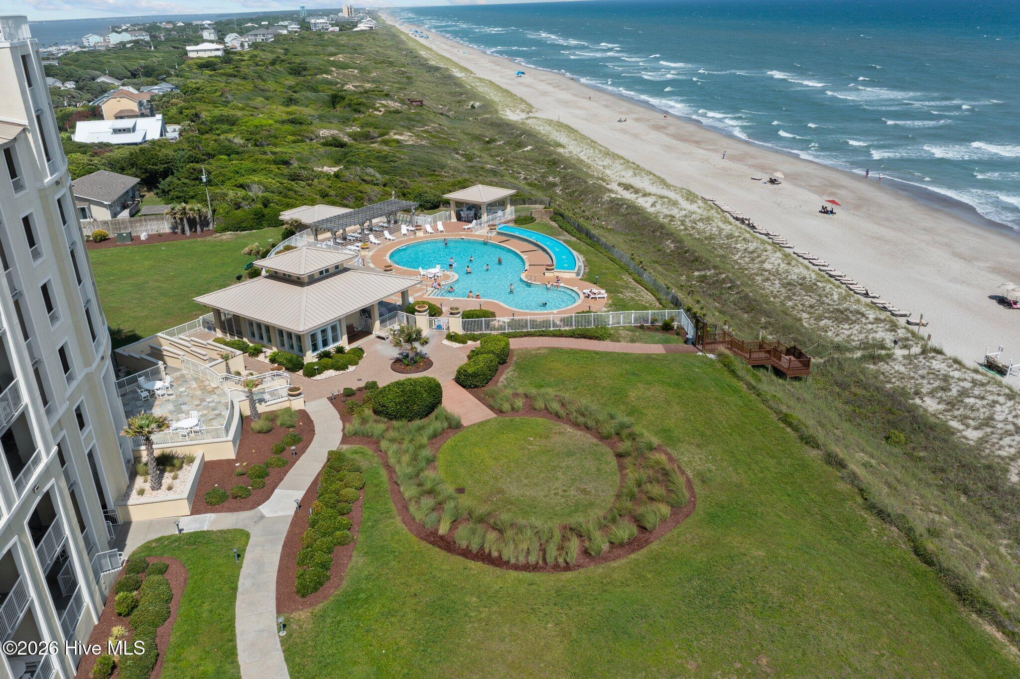 Image 3: Aerial Shot of Pool Area