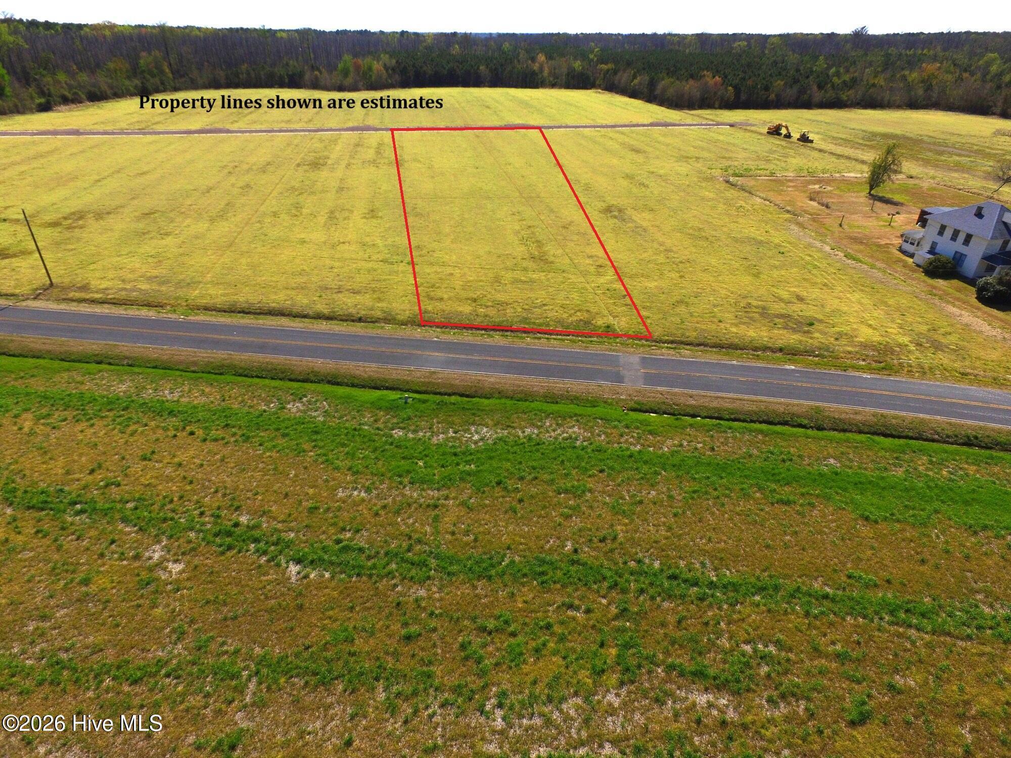 Image 1: Lot 3-Aerial View-Property lines shown