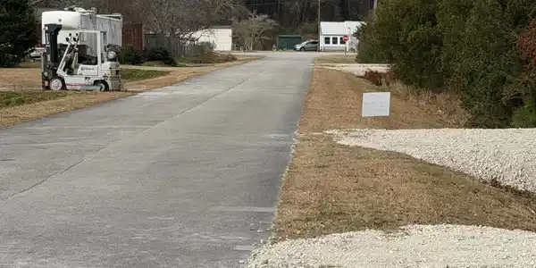 Image 4: wooded lot street 2