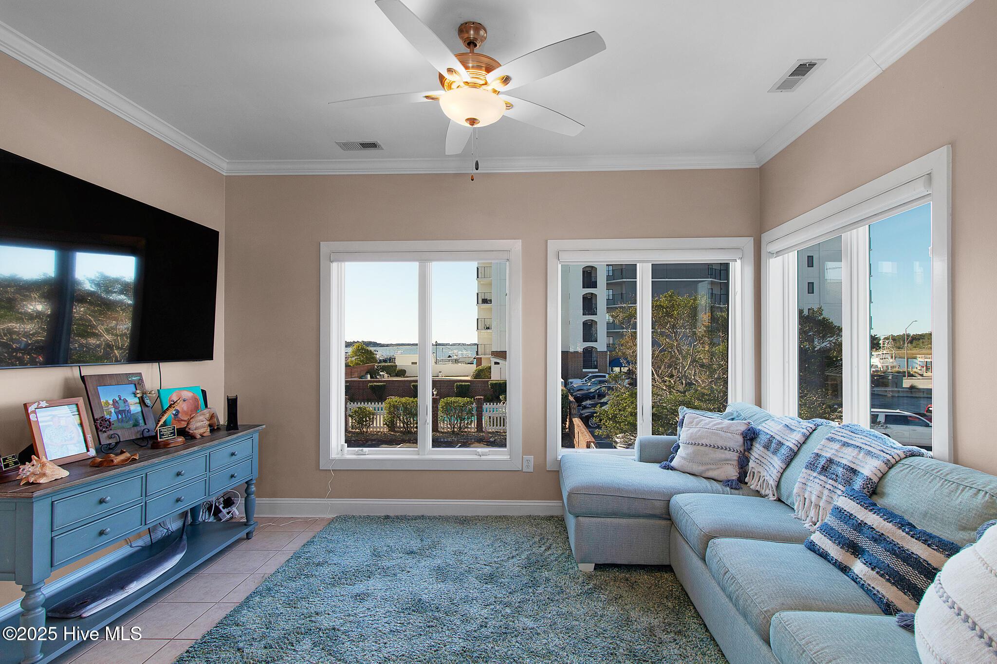 Image 3: Living room with lots of natural light