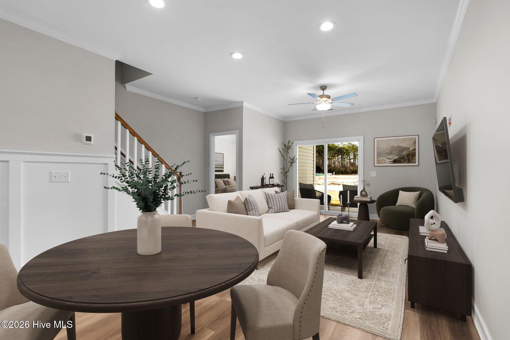 Image 4: Open Concept Dining and Living Area