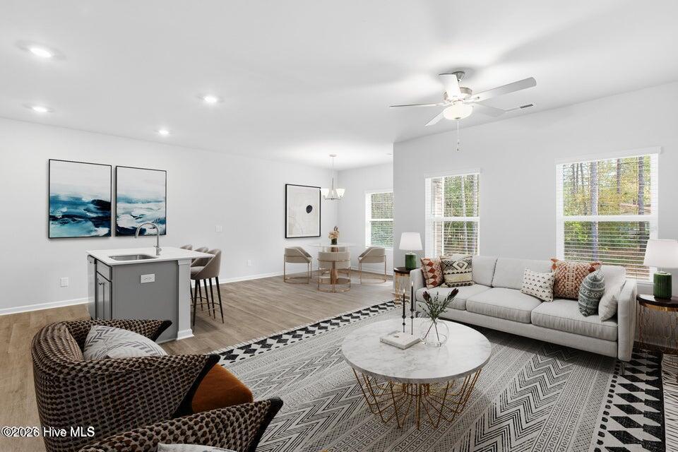 Image 3: Living and dining areas