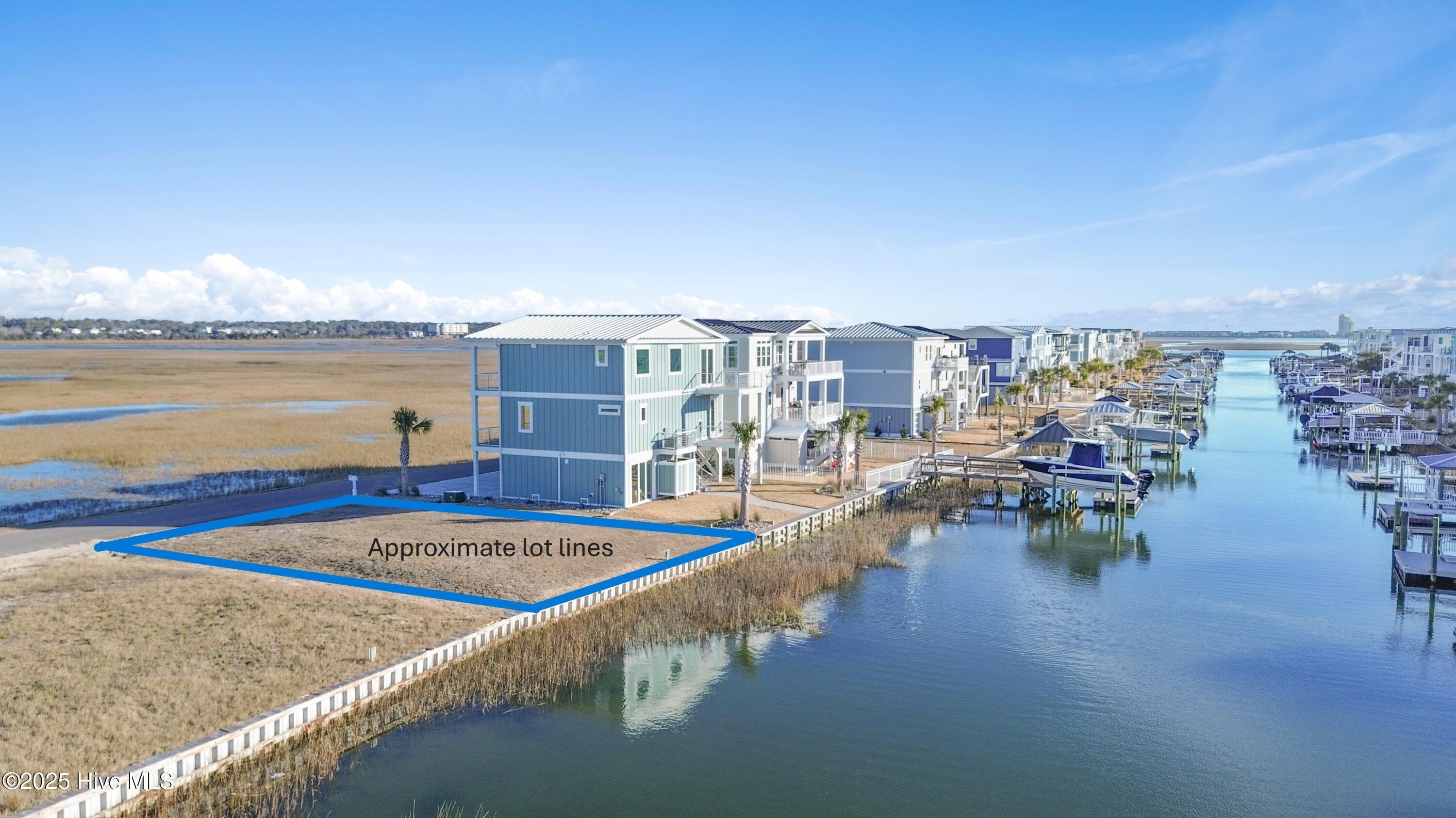 Image 3: Lot 62, look down canal towards OIB w ap