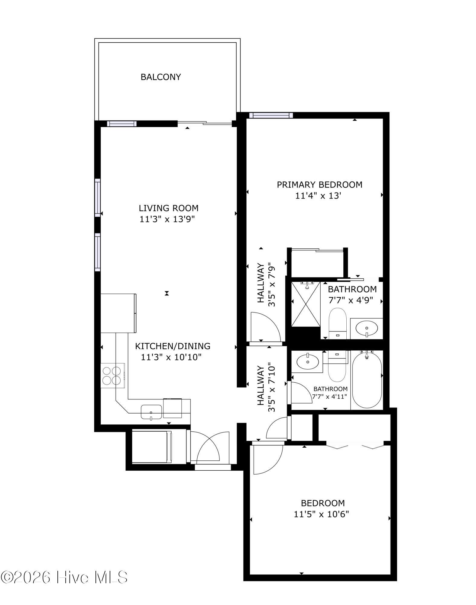 Image 2: Floor Plan for MLS