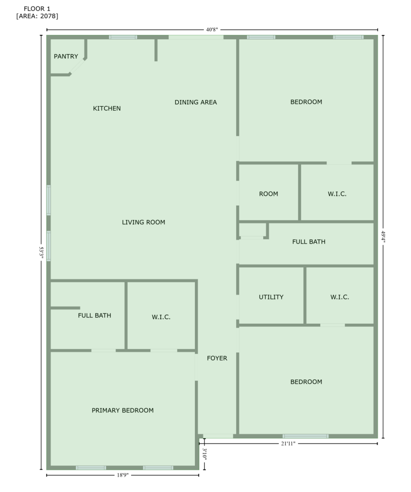 Image 3: 621 W Beaufort Rd Sketch
