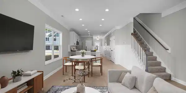 Image 3: Open Concept Kitchen Living and Dining