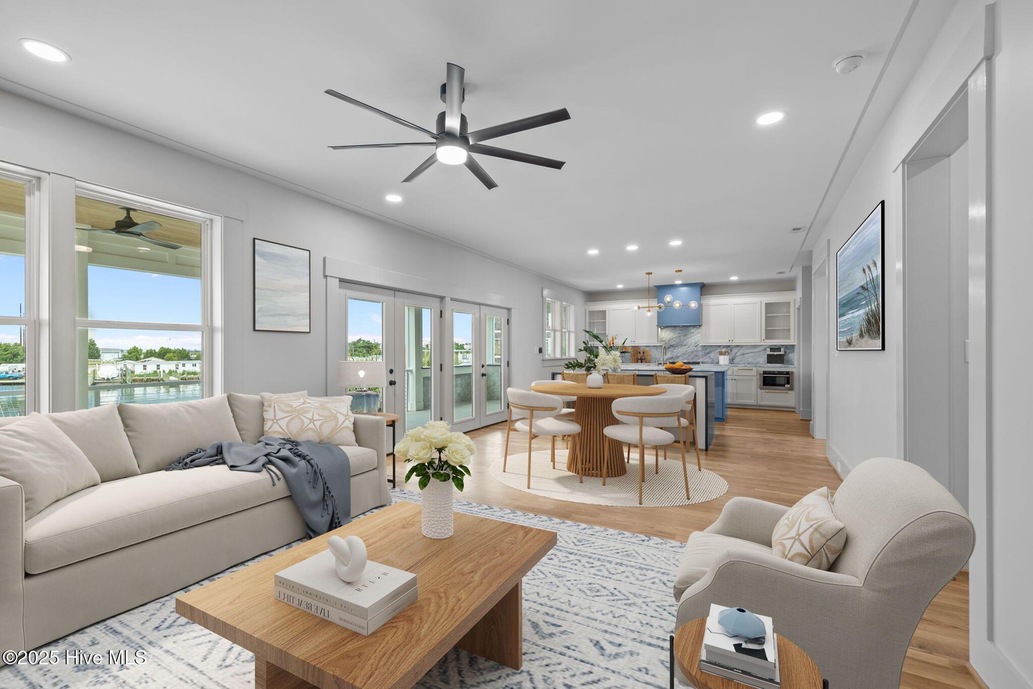 Image 2: Virtual staged main living area