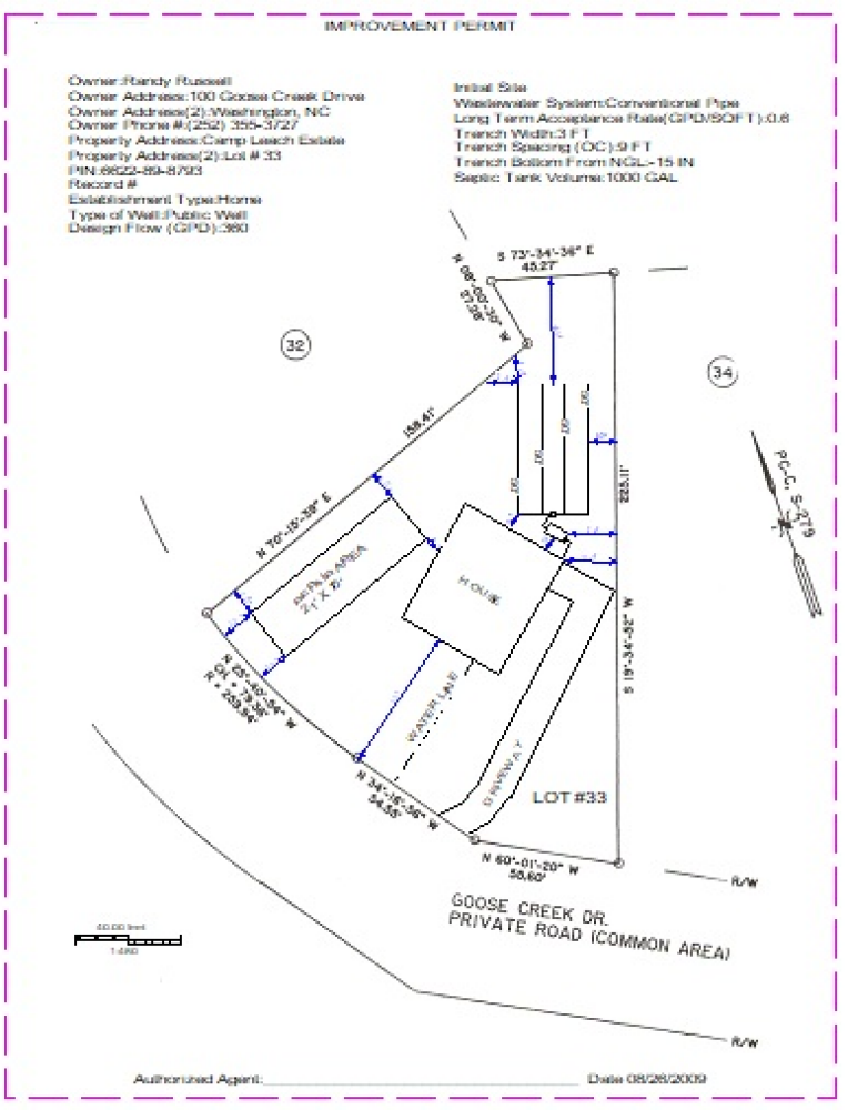 Image 3: septic permit sketch