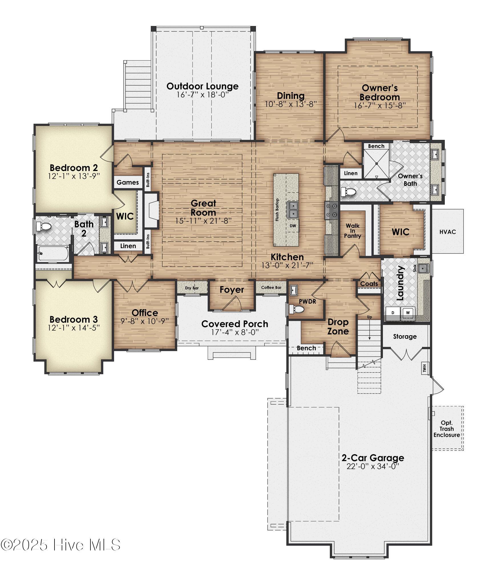 Image 4: Floor Plan First Floor 3270 Beaver Creek