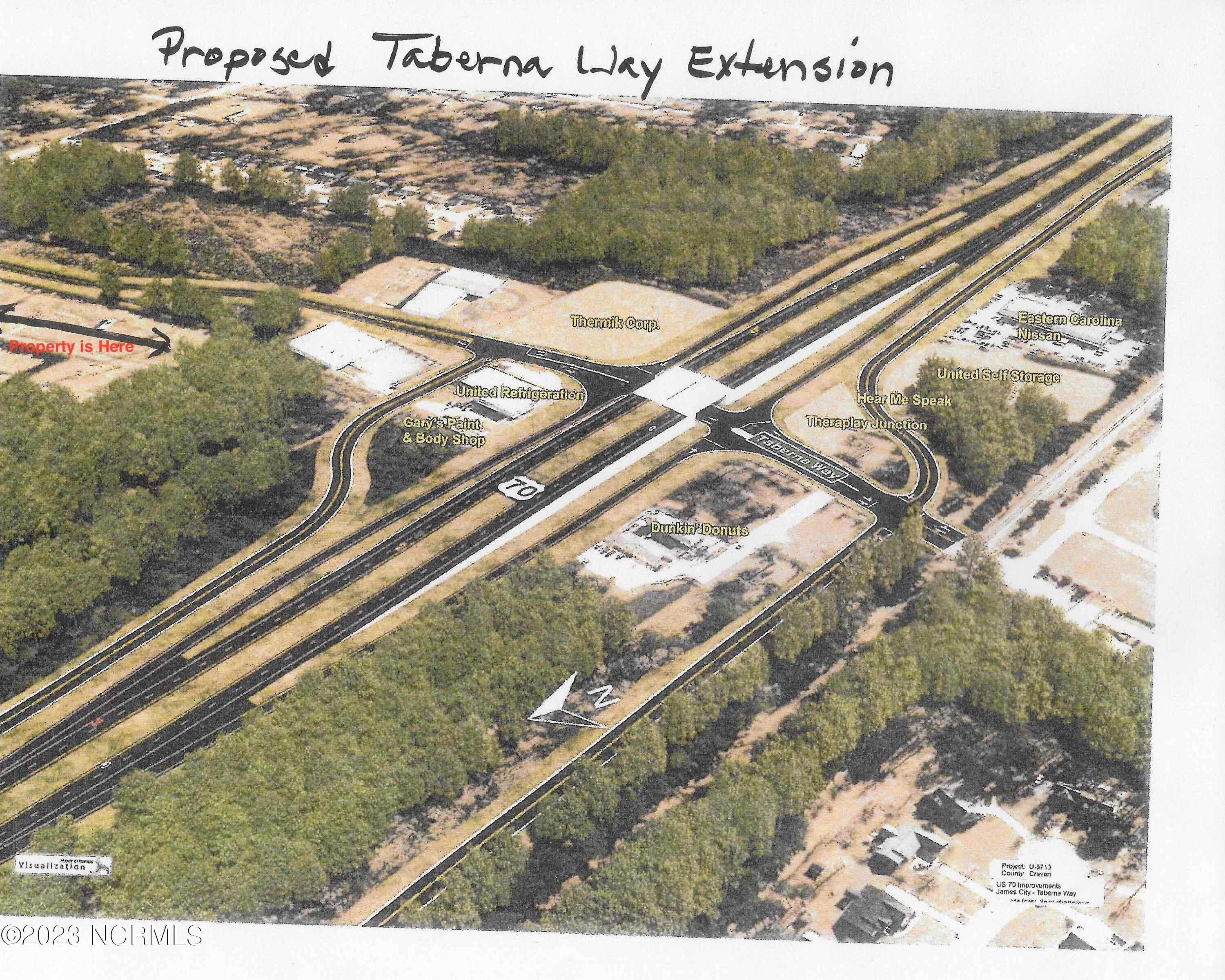 Image 3: Proposed Taberna Way Extension
