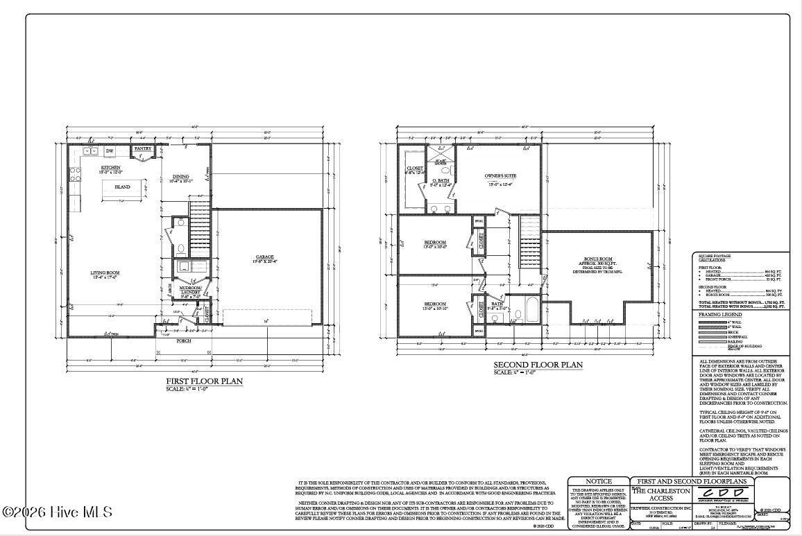 Image 2: Charleston Access Floor Plan