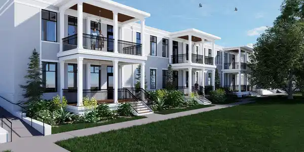Image 2: 805 Mulberry Exterior Rendering