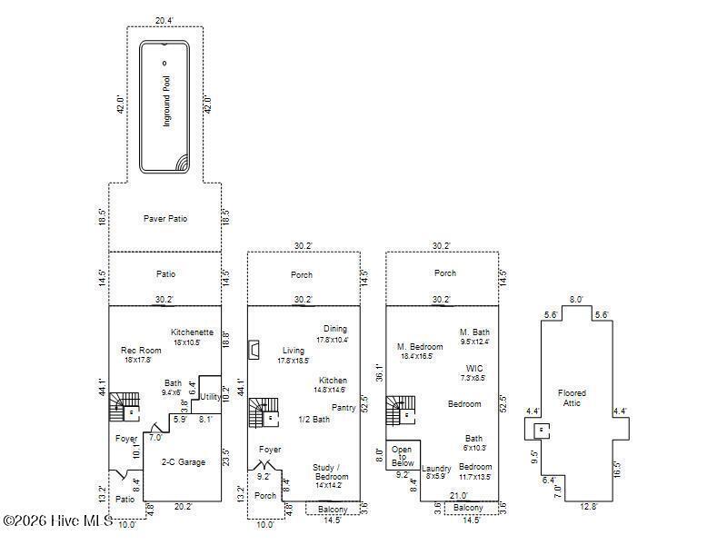 Image 4: Floor Plan 205 Back