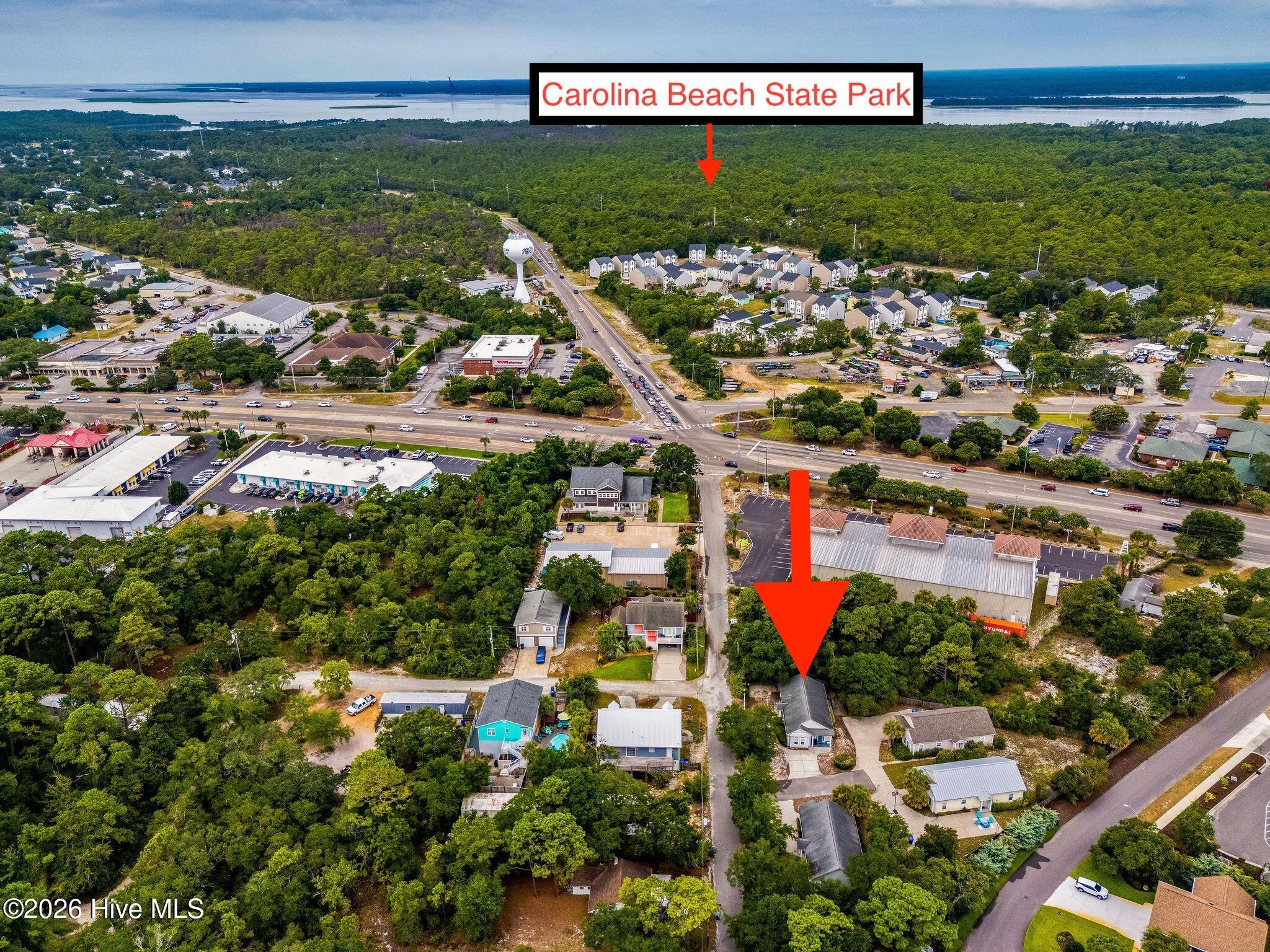 Image 3: Carolina Beach State Park Aerial
