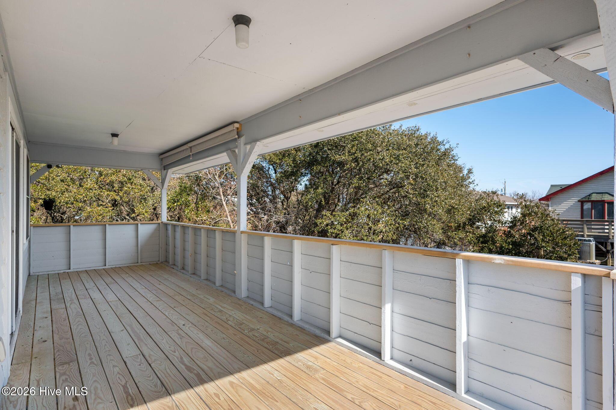 Image 3: East facing second story deck