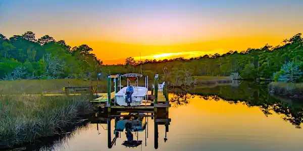 Image 2: Dock & Sunset