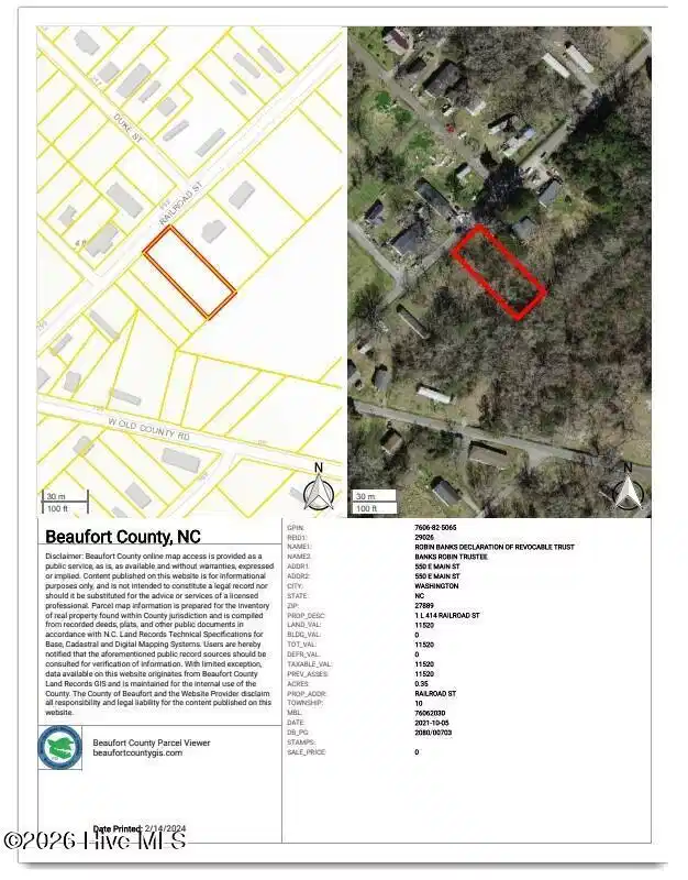 Image 1: 414 Railroad St 0.35ac GIS