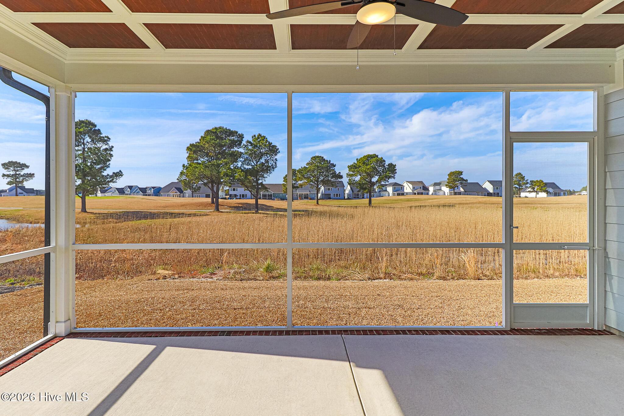 Image 4: Screened Porch Overlooking Golf Course