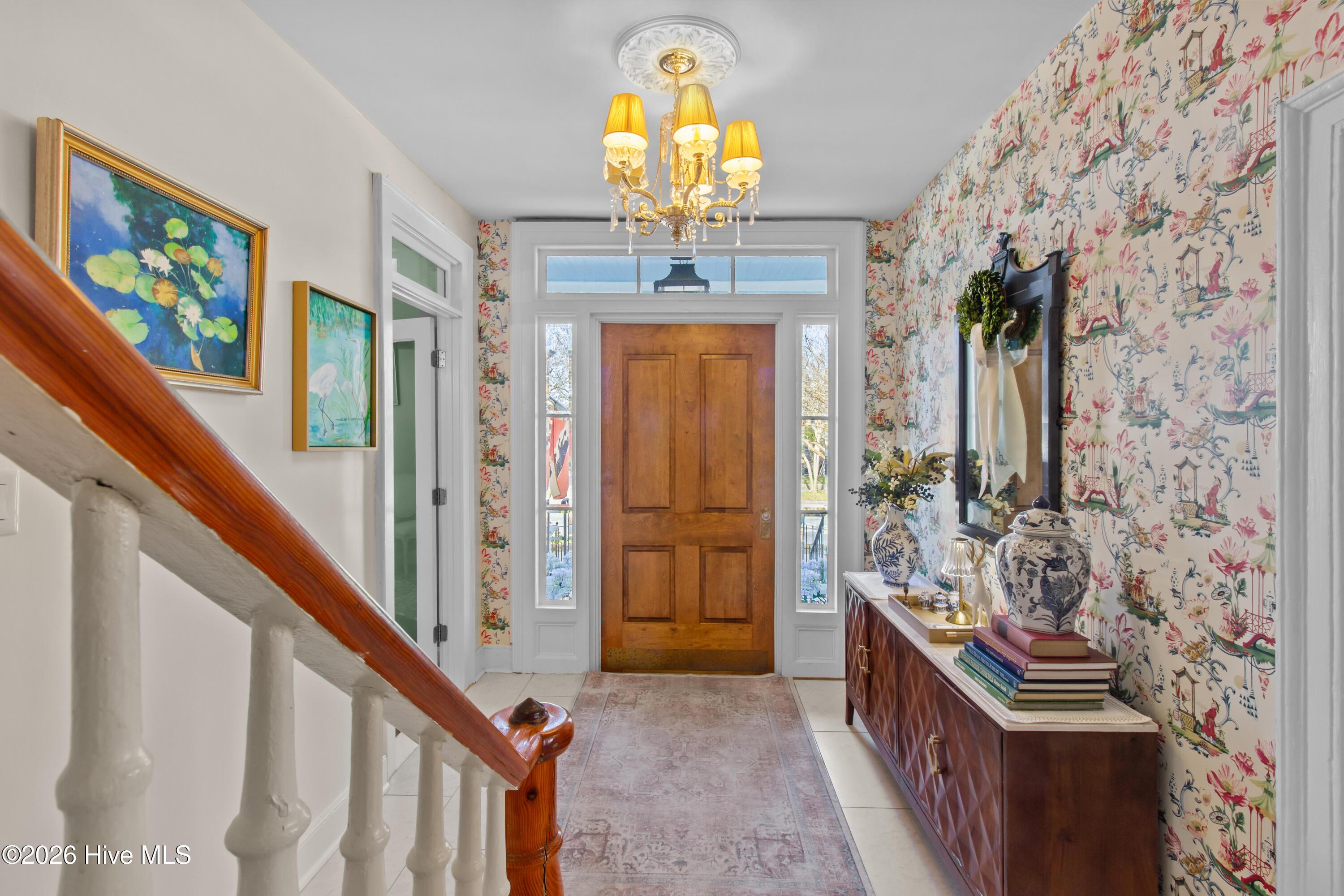 Image 4: Custom maple front door