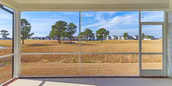 Image 4: Screened Porch Overlooking Golf Course