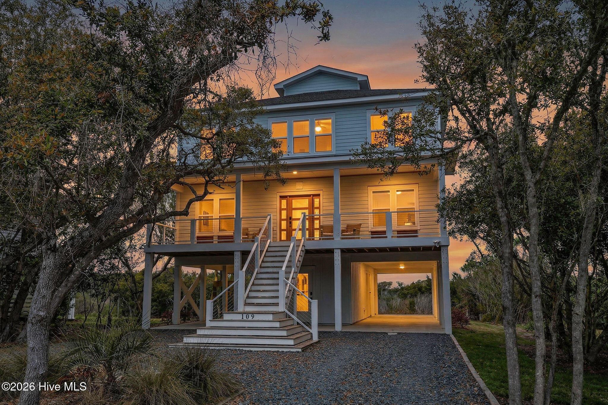 Image 2: 109OldVillage_Front_01_Dusk_01