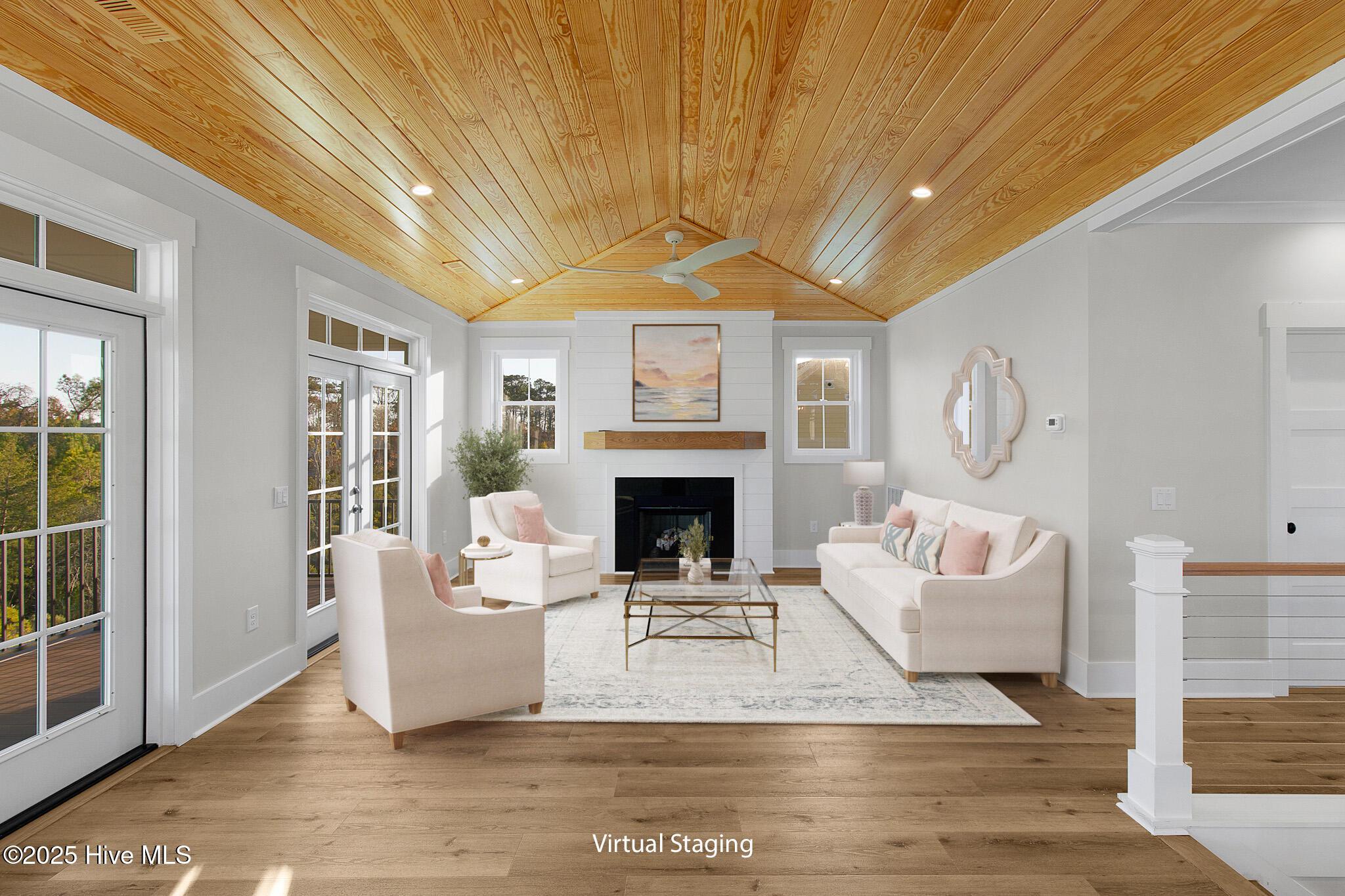 Image 3: Living Room w/ Fireplace