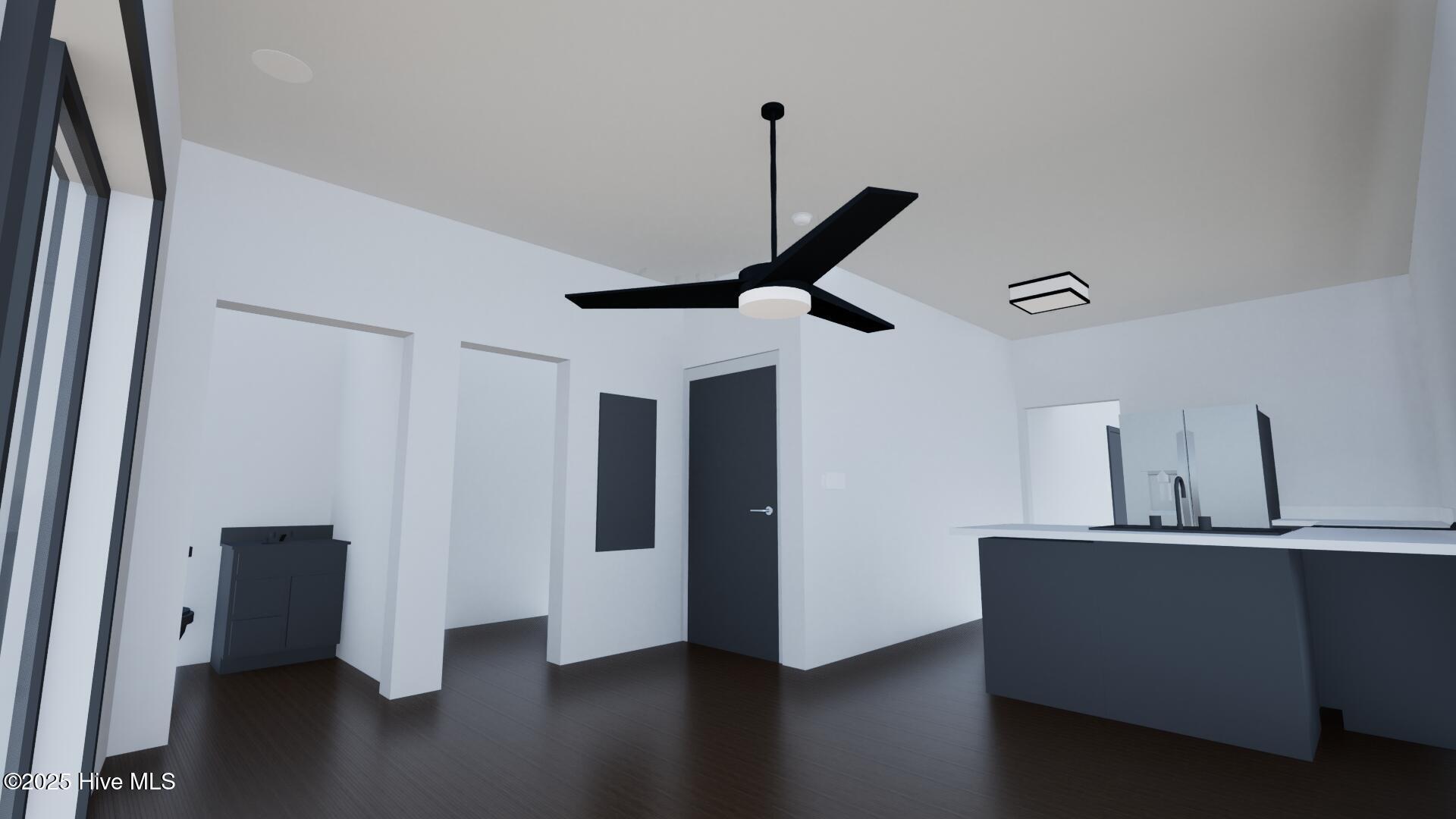 Image 2: Main Living Area & Balcony Door