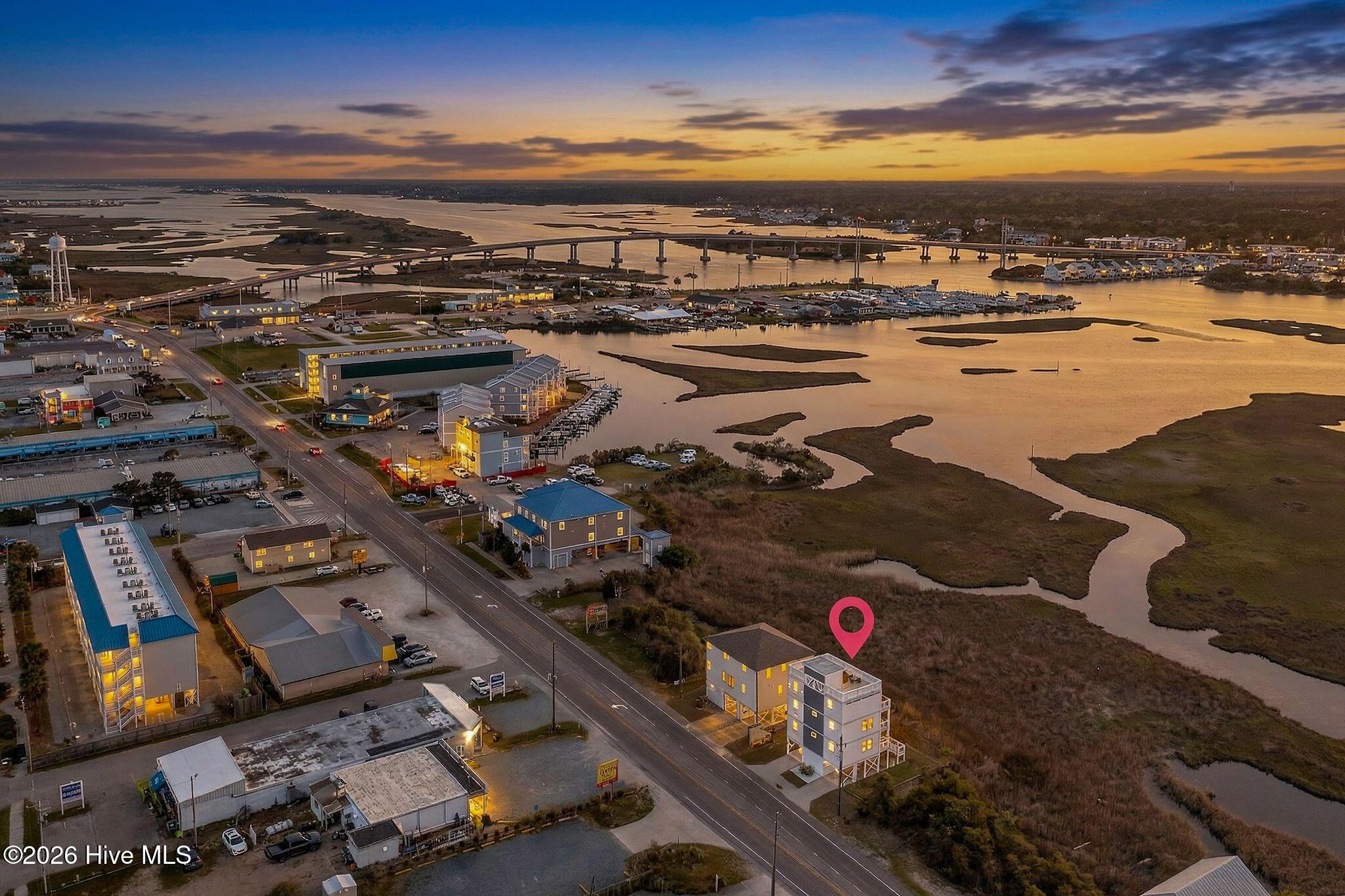 Image 2: 321NNewRiver_Aerial_01_Dusk_01