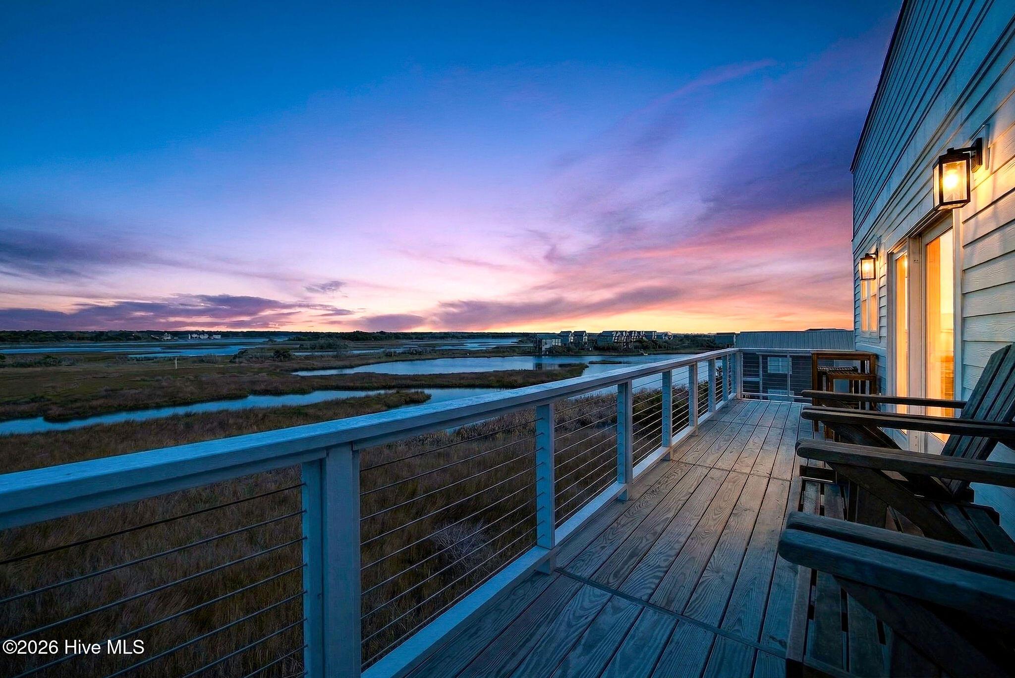 Image 4: 321NNewRiver_Deck_Dusk_01