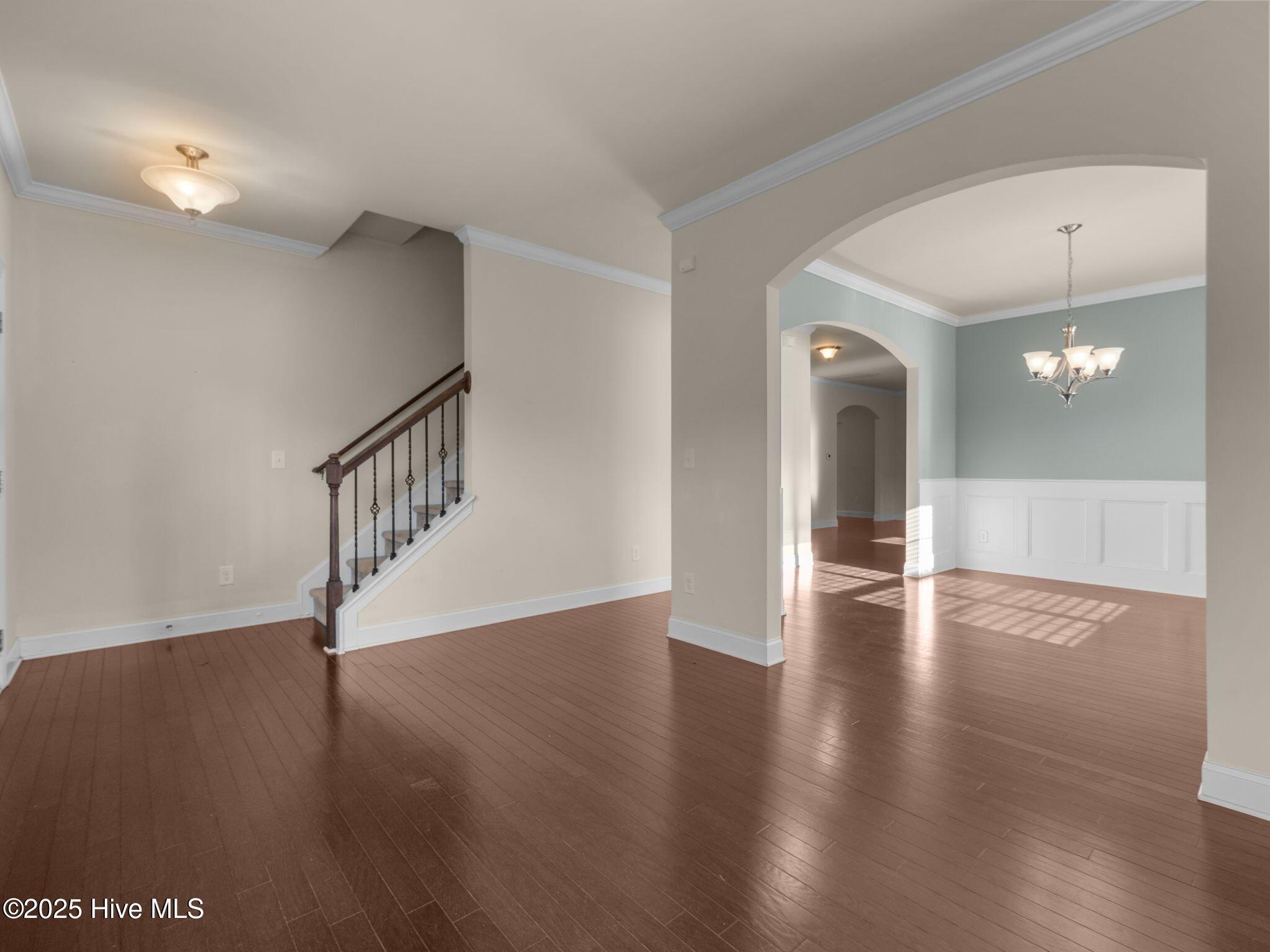 Image 3: living room view to stairs