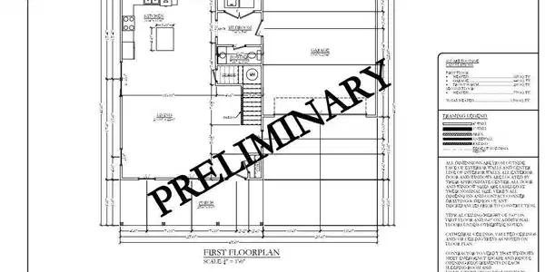 Image 2: Preliminary First Floor Plan