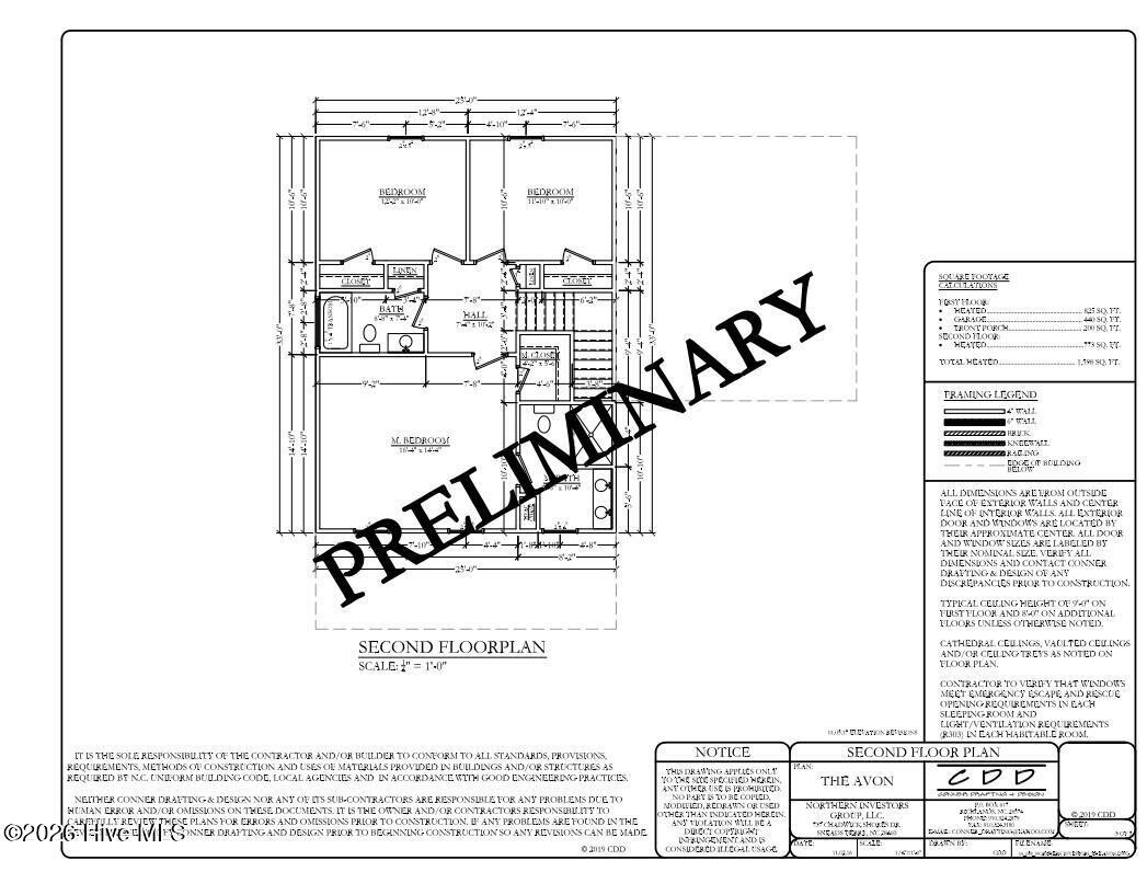 Image 3: Preliminary Second Floor Plan