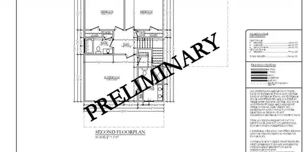 Image 3: Preliminary Second Floor Plan