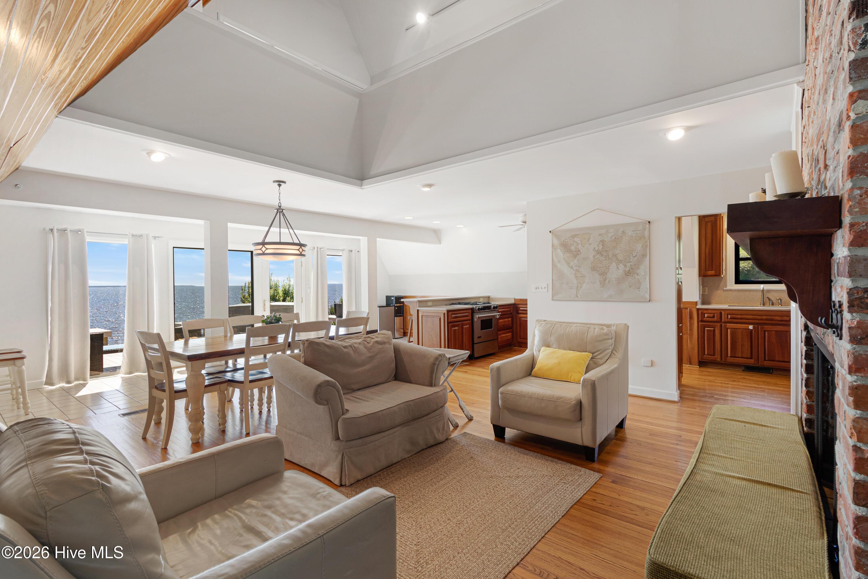 Image 4: Living & Dining w/ Water Views