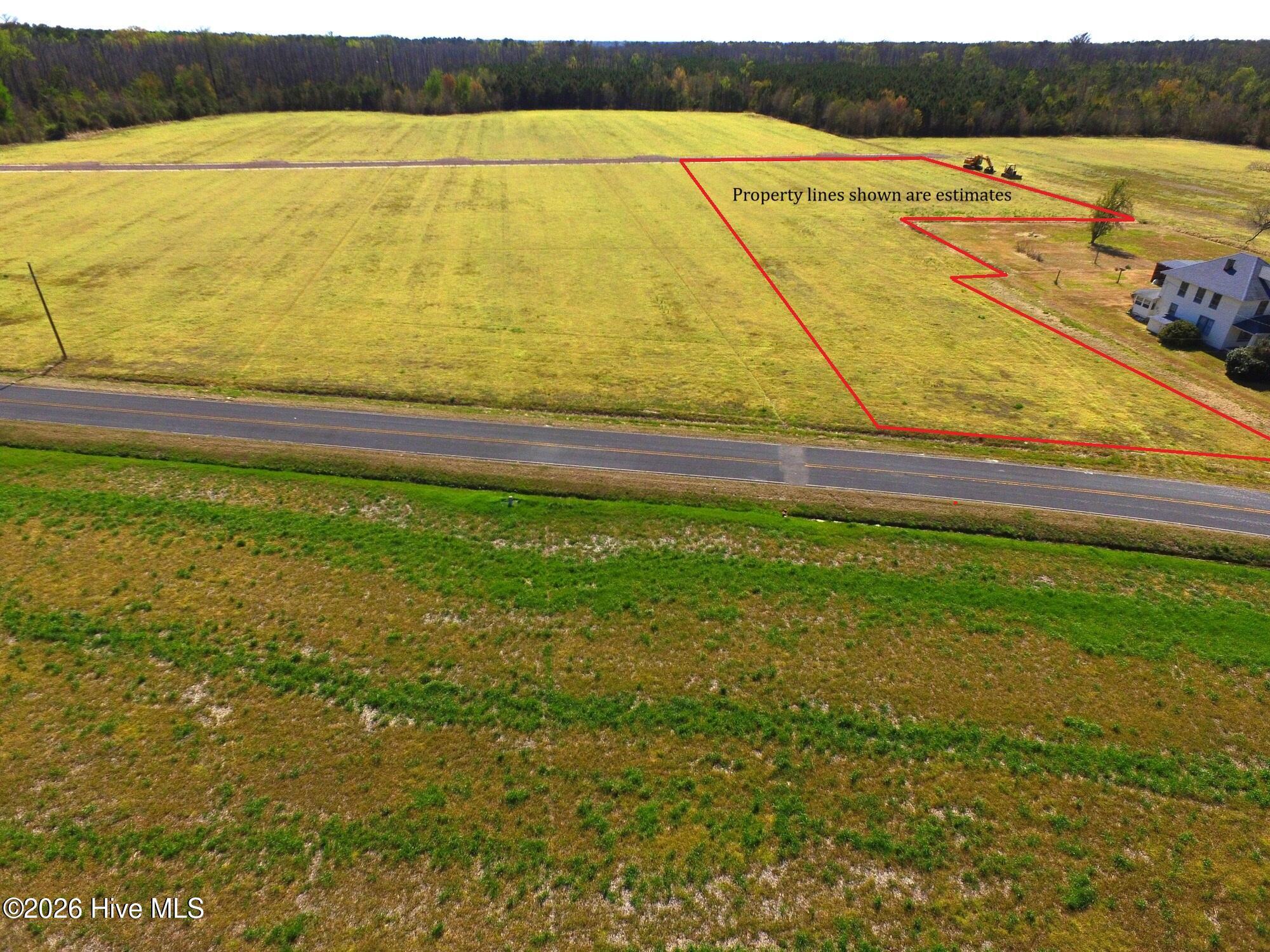 Image 3: Lot 2-Aerial View-Property lines shown