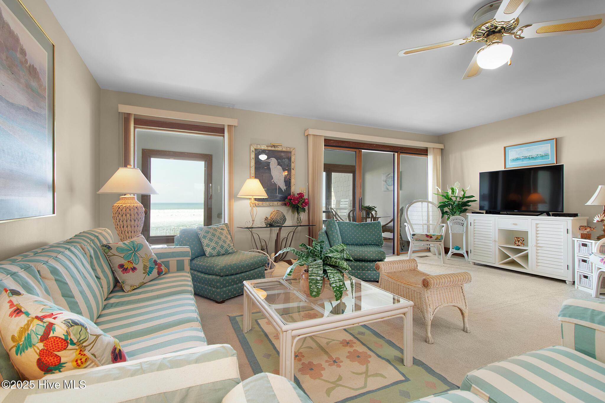 Image 3: Living room with ocean views