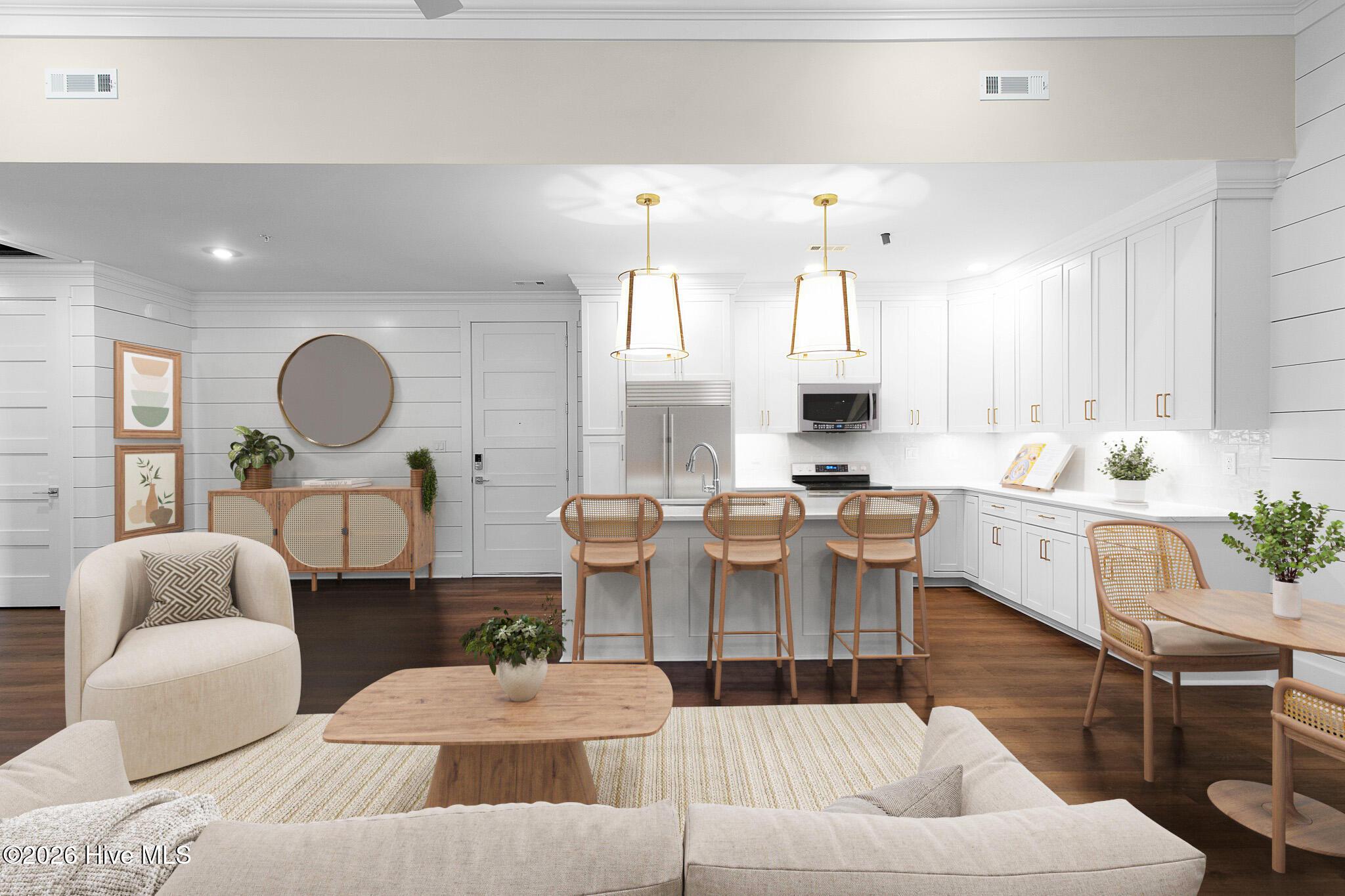 Image 1: Kitchen, Living and Dining