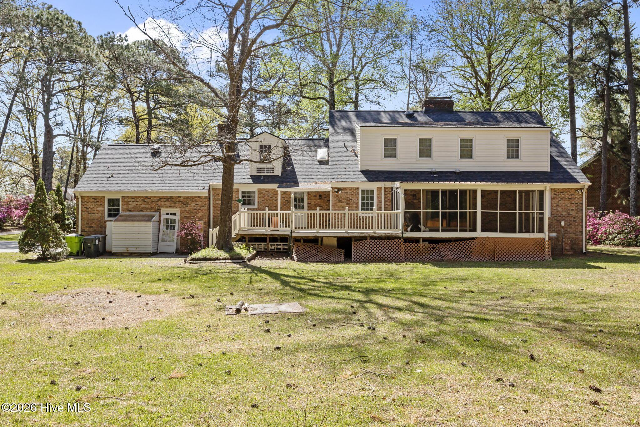 Image 2: view of the back of the home