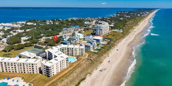 Image 3: Aerial View of Beach Proximity