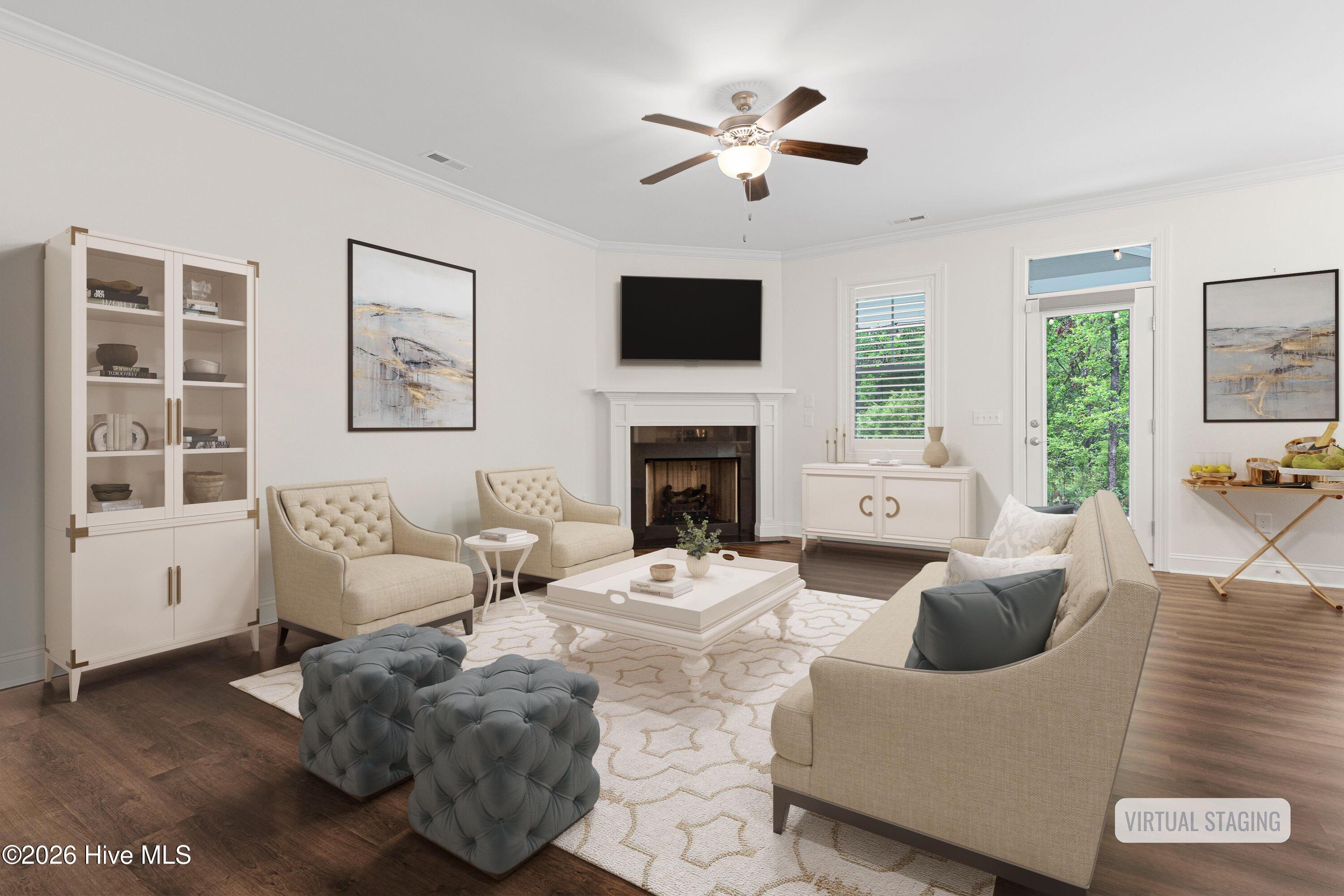 Image 3: Open Concept Living Room Area