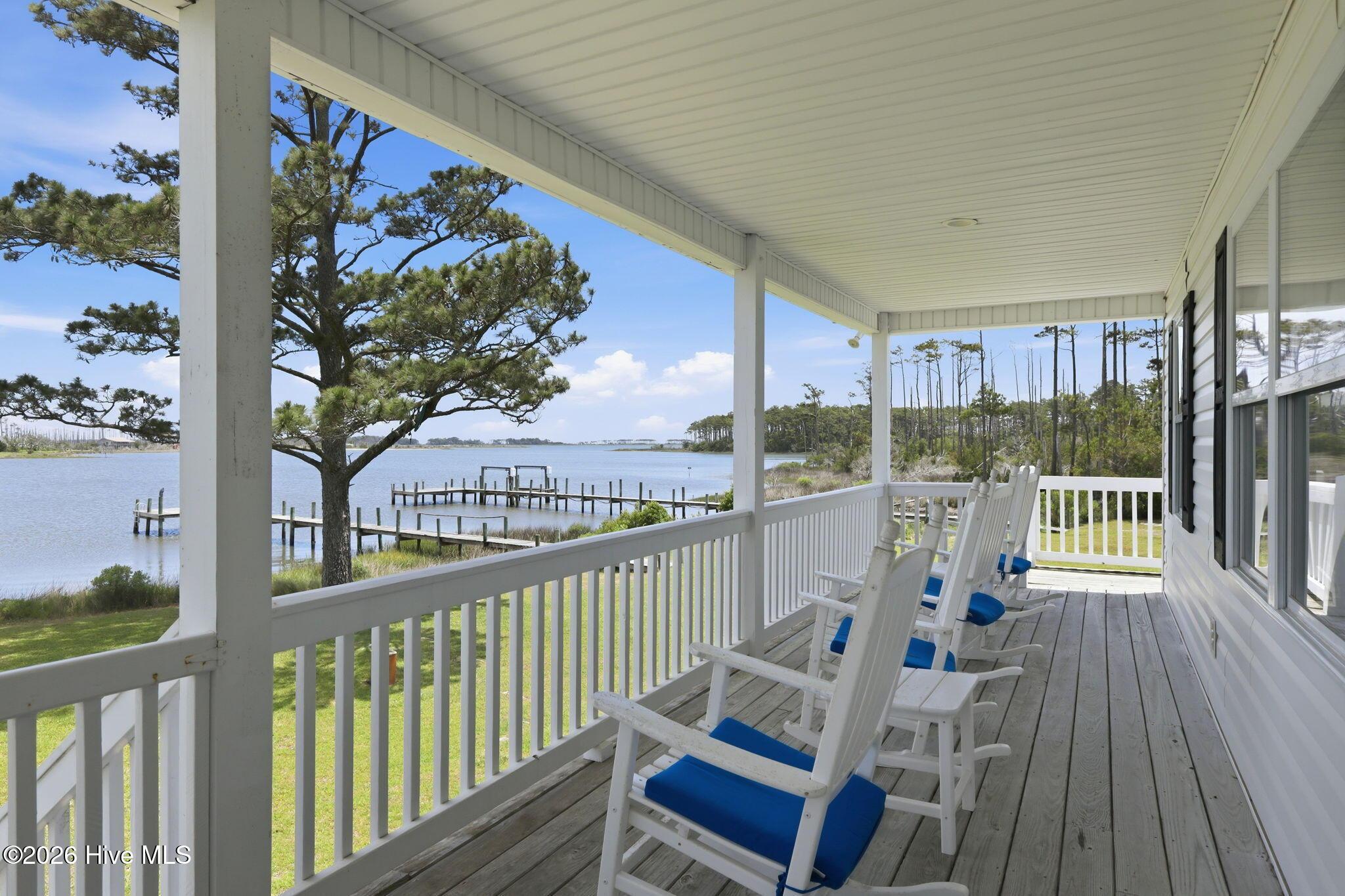 Image 3: water view back porch